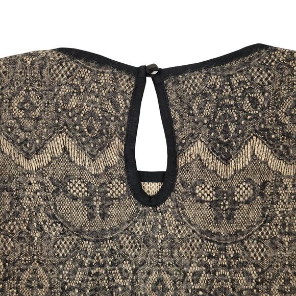 Vintage Weston Wear Anthropologie Lace Dress w/ Tulle Skirt Sz Large Whimsigoth - Picture 13 of 16